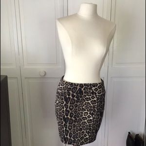Leopard Mini Skirt